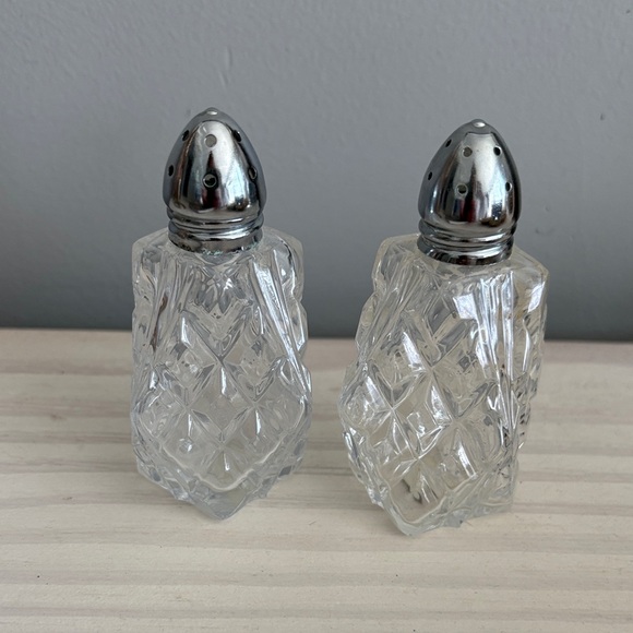 Other - VTG Lead Crystal & Silver-Plated Salt & Pepper Shakers Made in Western Germany